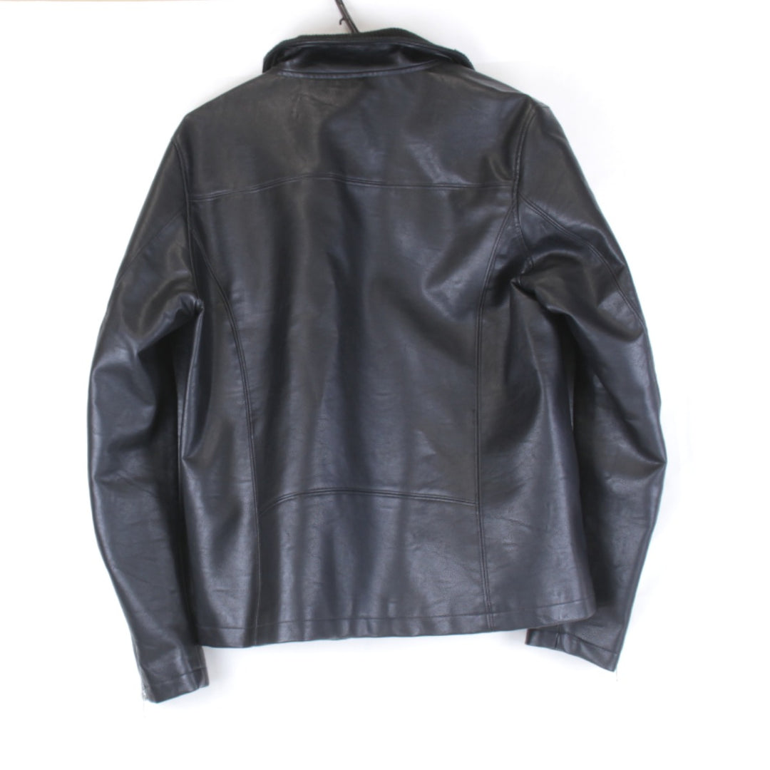 良品『USED』 
AZUL by moussy アズールバイマウジー 
 ライダースジャケット 
 ブラック
