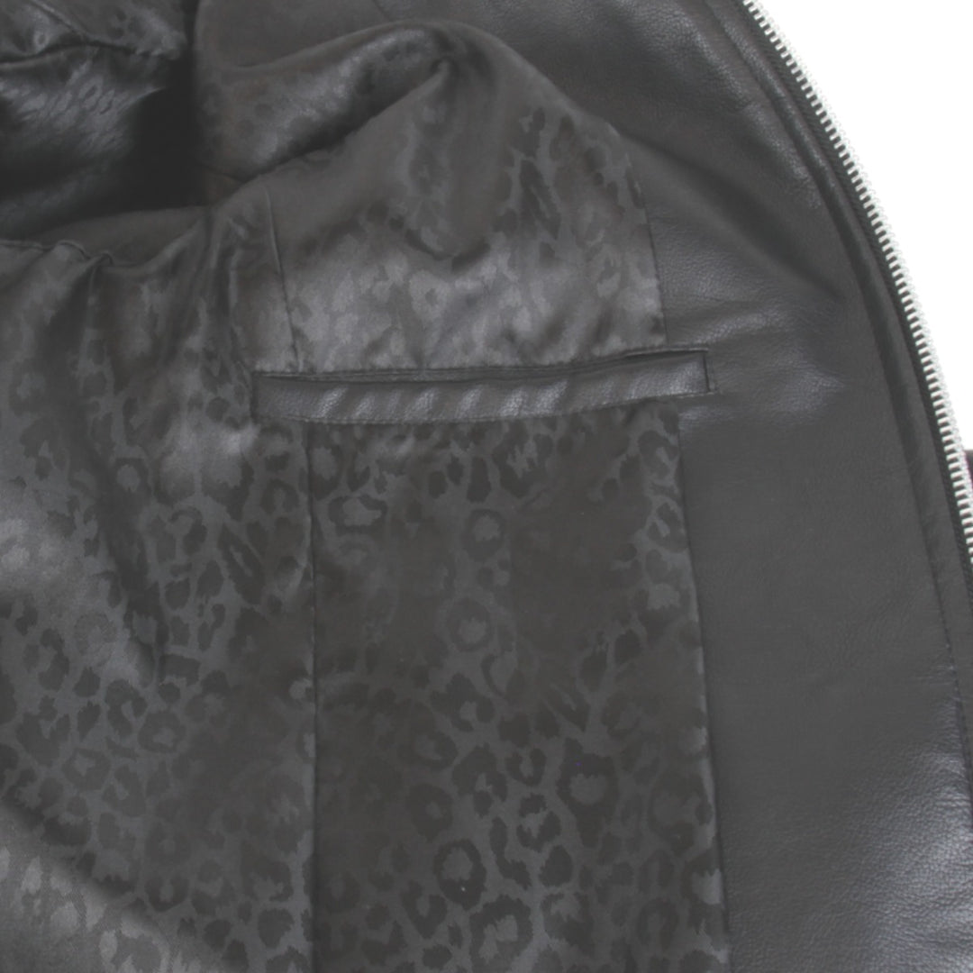 良品『USED』 
AZUL by moussy アズールバイマウジー 
 ライダースジャケット 
 ブラック