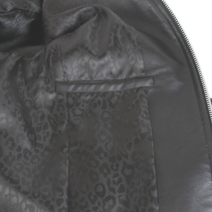 良品『USED』 
AZUL by moussy アズールバイマウジー 
 ライダースジャケット 
 ブラック