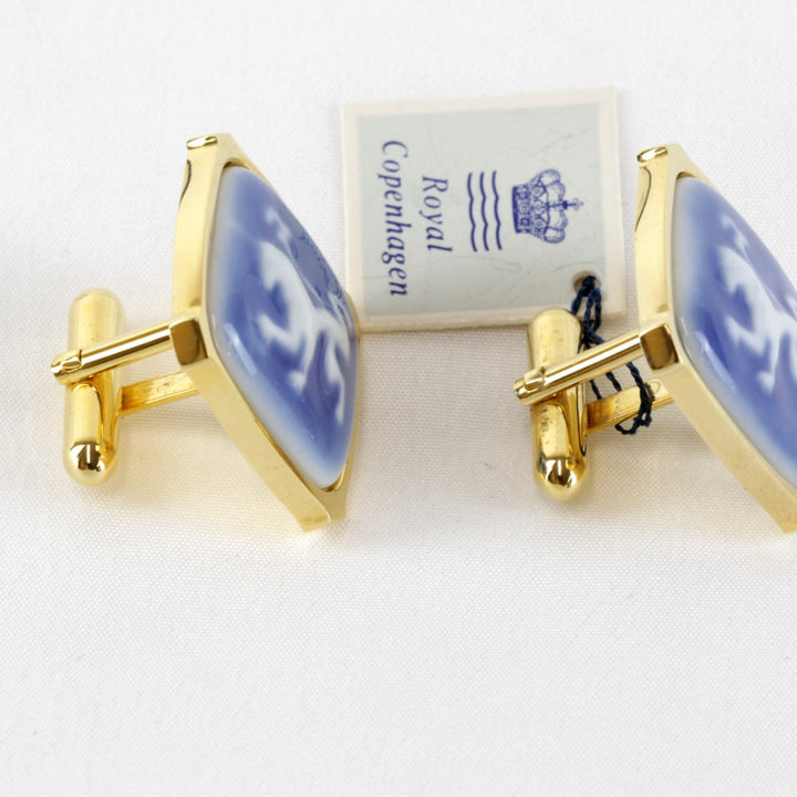 美品『USED』 
Royal Copenhagen ロイヤルコペンハーゲン 
 カフス 
 ブルー