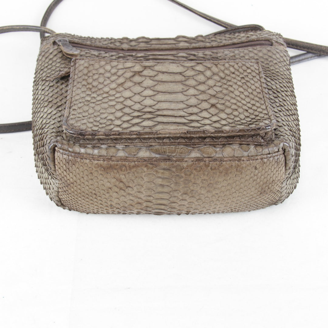『USED』 
 
 ショルダーバッグ 
パイソン ブラウン