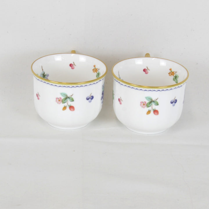 美品『USED』 
 
 SANGO MAGNA カップ&ソーサー 2客セット 果物 フルーツ 花 食器