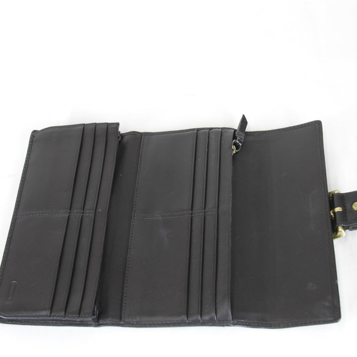 『USED』 
COACH コーチ 
 長財布 
レザー ブラック