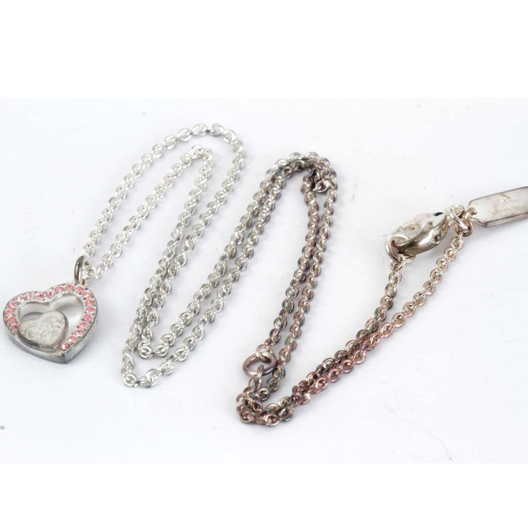 『USED』 シルバー925/メタル 
COACH COACH/フォリフォリ ハートNC3本/ブレスレットセット ネックレス