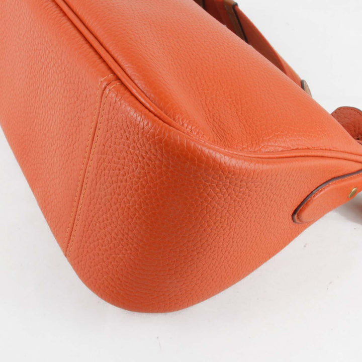 美品『USED』 
COACH コーチ 
 CC437 ショルダーバッグ 
レザー オレンジ