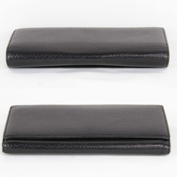 良品『USED』 
BURBERRY バーバリー 
 長財布 
レザー ブラック