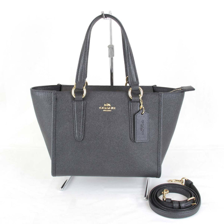 美品『USED』 
COACH コーチ 
 F11925 ショルダーバッグ 
レザー グレー