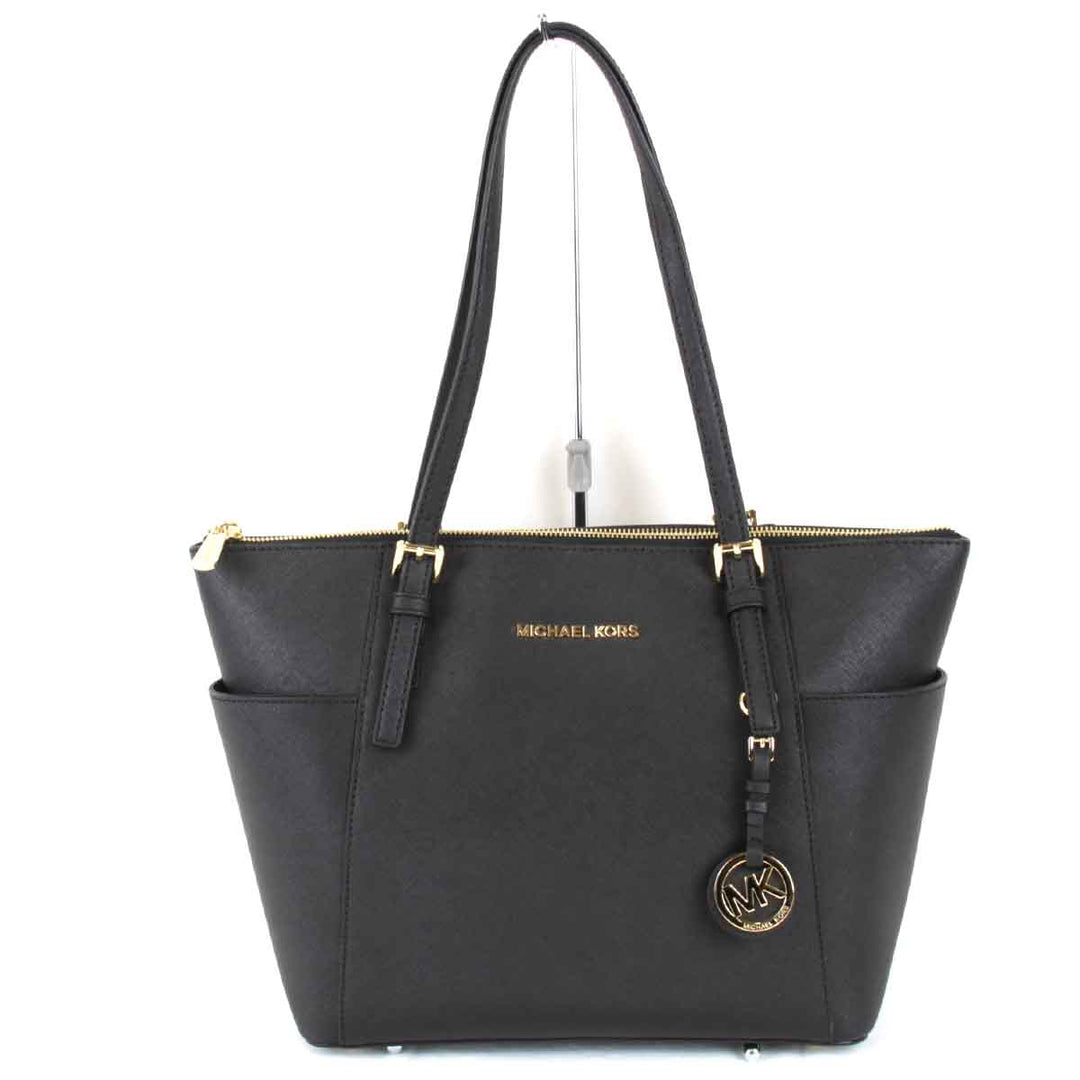 良品『USED』 
Michael Kors マイケルコース 
 トートバッグ 
レザー ブラック