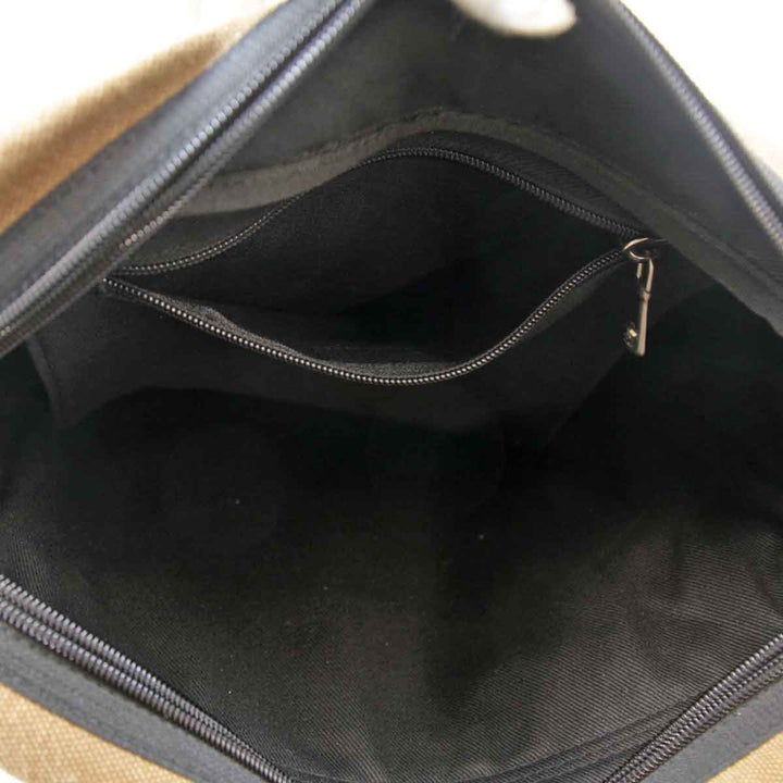 良品『USED』 
DOLCE&GABBANA ドルチェアンドガッバーナ 
 ショルダーバッグ 
キャンバス ブラウン