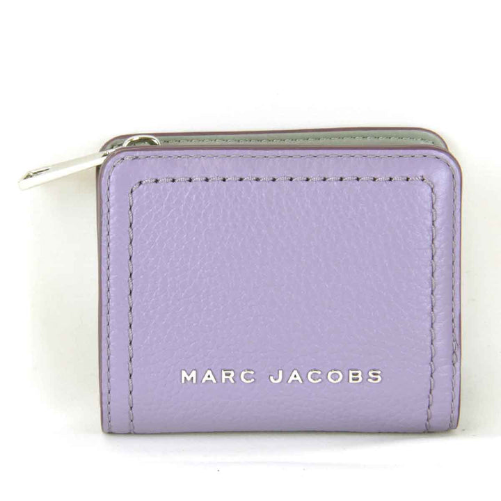 『美品』 
MARC JACOBS マークジェイコブス 
 二つ折り財布 
レザー パープル