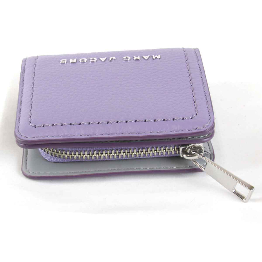 『美品』 
MARC JACOBS マークジェイコブス 
 二つ折り財布 
レザー パープル