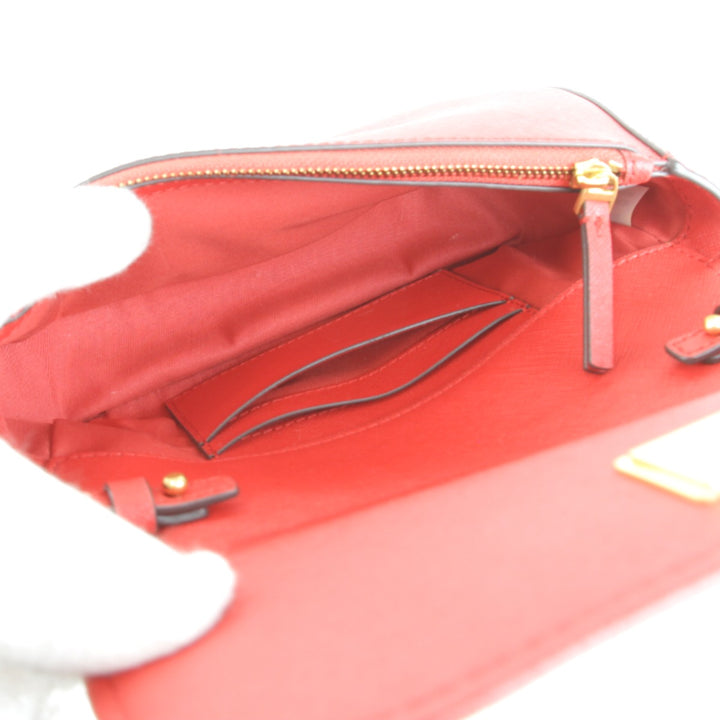 美品『USED』 
Tory Burch トリーバーチ 
 ショルダーバッグ 
レザー レッド