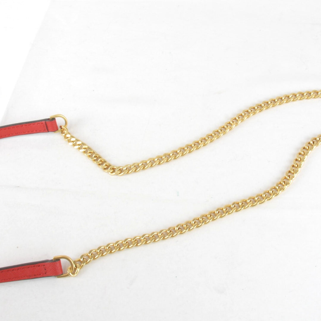 美品『USED』 
Tory Burch トリーバーチ 
 ショルダーバッグ 
レザー レッド