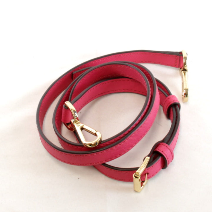 美品『USED』 
Michael Kors マイケルコース 
 2way 花柄 ショルダーバッグ 
レザー ピンク