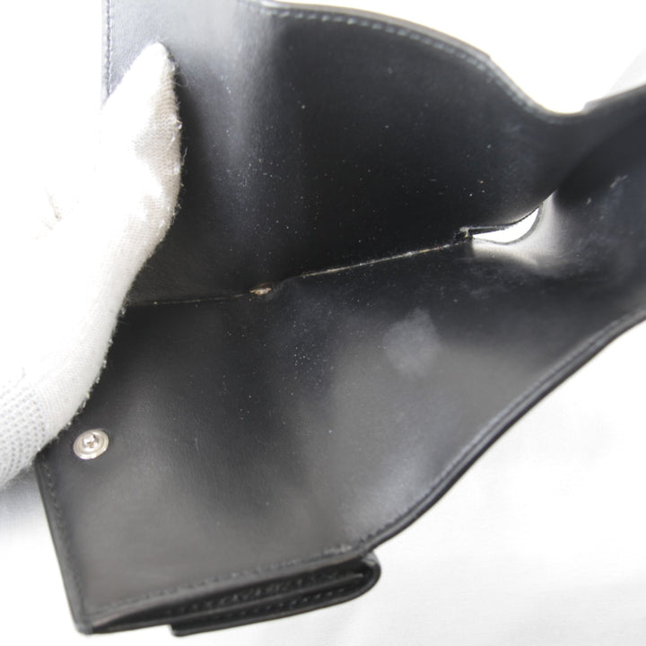 【価格改定】『USED』 
CELINE セリーヌ 
 10E603BEL 三つ折り財布 
レザー ブラック