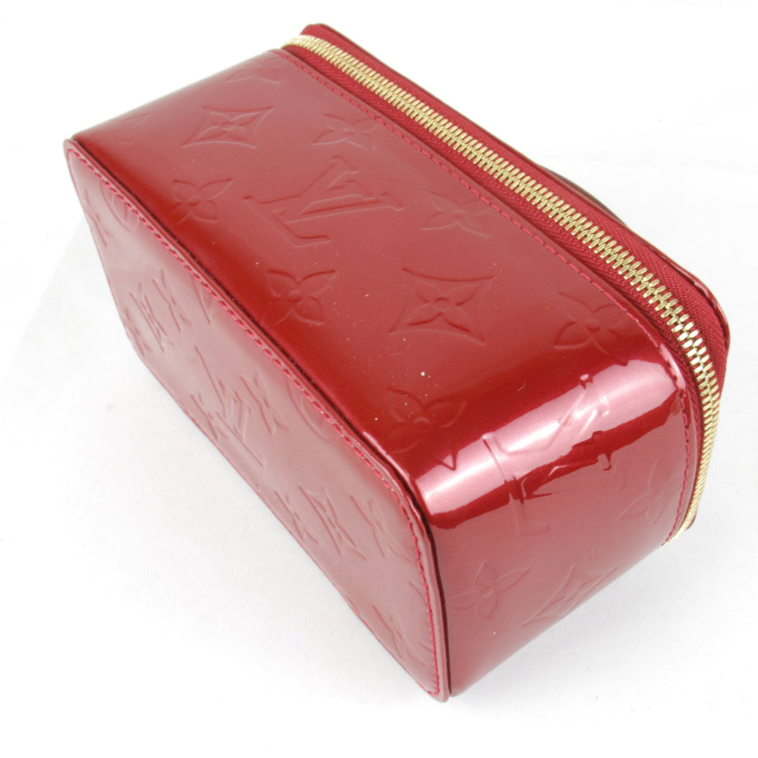 良品『USED』 
LOUIS VUITTON ルイ・ヴィトン 
 ポムダムール ジュエルケース M91273 ポーチ 
モノグラムヴェルニ ポムダムール