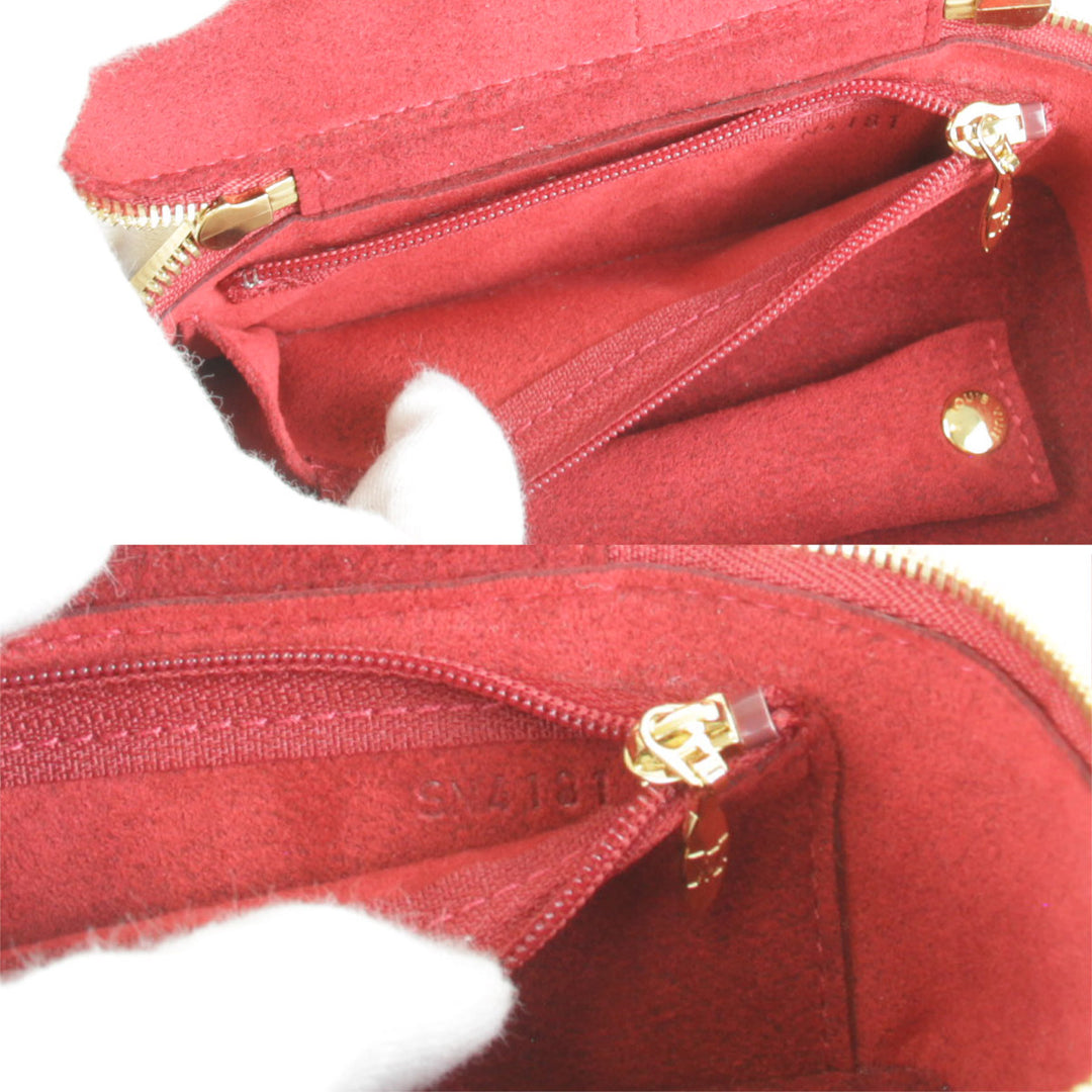 良品『USED』 
LOUIS VUITTON ルイ・ヴィトン 
 ポムダムール ジュエルケース M91273 ポーチ 
モノグラムヴェルニ ポムダムール