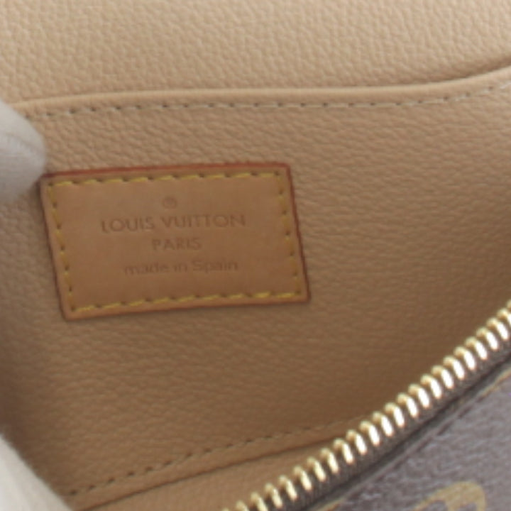 美品『USED』 
LOUIS VUITTON ルイ・ヴィトン 
 ポシェットコスメティックPM M47515 化粧ポーチ 
モノグラムキャンバス ブラウン