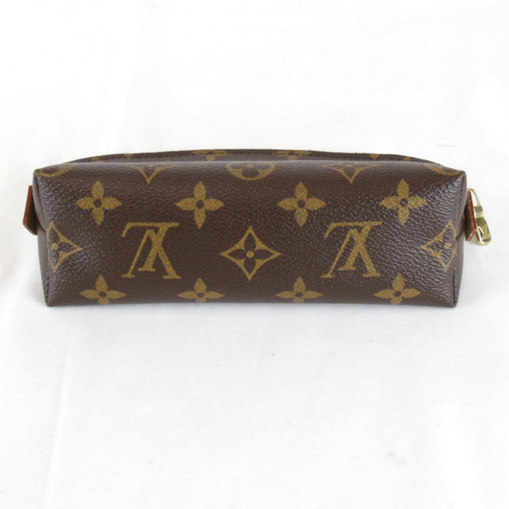 美品『USED』 
LOUIS VUITTON ルイ・ヴィトン 
 ポシェットコスメティックPM M47515 化粧ポーチ 
モノグラムキャンバス ブラウン