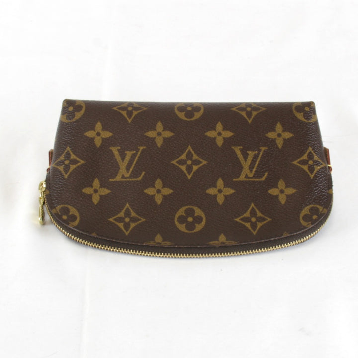 美品『USED』 
LOUIS VUITTON ルイ・ヴィトン 
 ポシェットコスメティックPM M47515 化粧ポーチ 
モノグラムキャンバス ブラウン