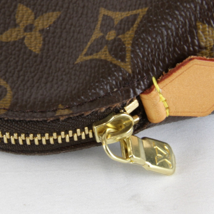 美品『USED』 
LOUIS VUITTON ルイ・ヴィトン 
 ポシェットコスメティックPM M47515 化粧ポーチ 
モノグラムキャンバス ブラウン