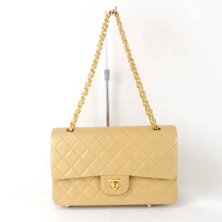 良品『USED』 
CHANEL シャネル 
 マトラッセ チェーンショルダー ショルダーバッグ 
ラムスキン ベージュ