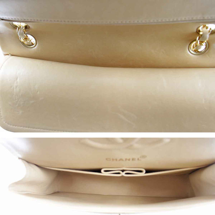 良品『USED』 
CHANEL シャネル 
 マトラッセ チェーンショルダー ショルダーバッグ 
ラムスキン ベージュ