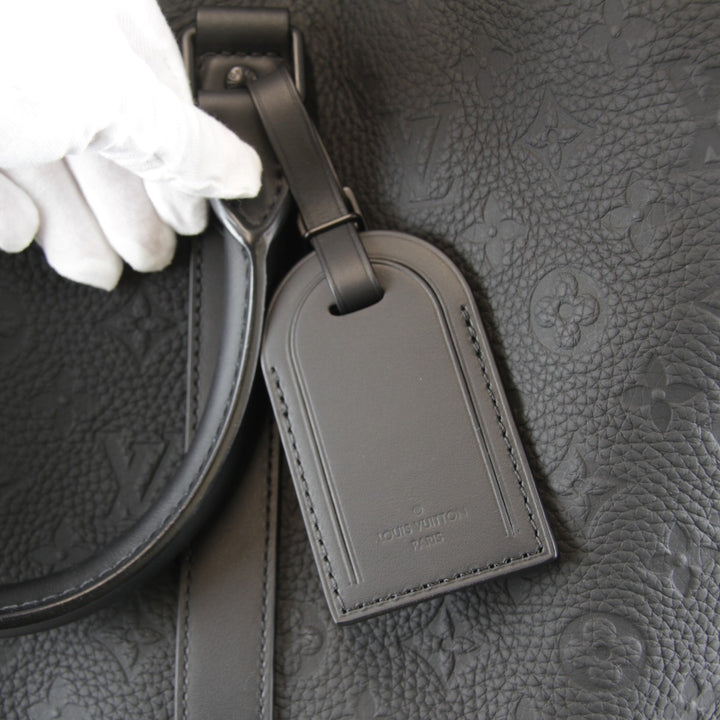 美品『USED』 
LOUIS VUITTON ルイ・ヴィトン 
 サックプラ24H M21865 トートバッグ 
トリヨンモノグラム ブラック 高級 ハイブランド 大容量 柔らかめの素材