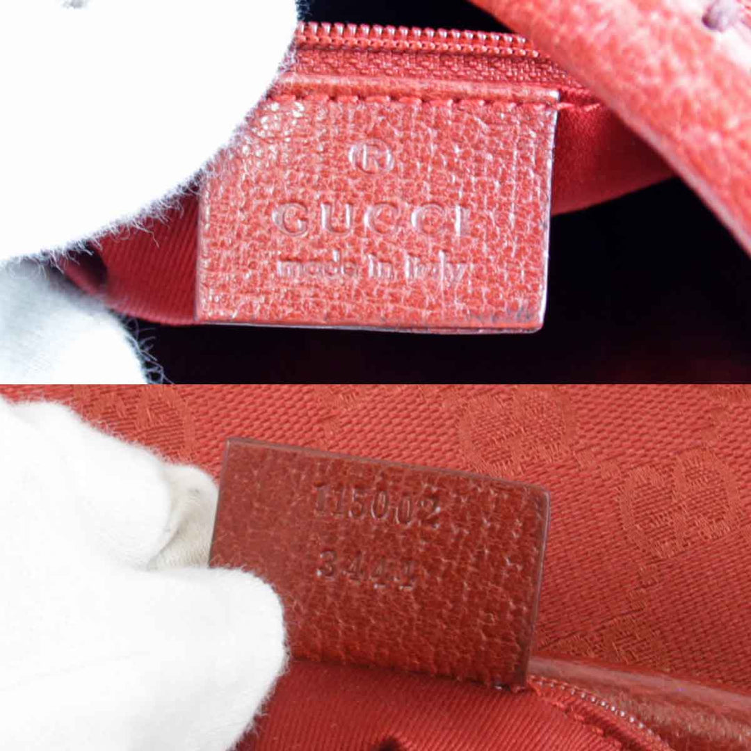美品『USED』 
GUCCI グッチ 
 ワンショルダーバッグ 115002 3444 ショルダーバッグ 
GGキャンバス レッド