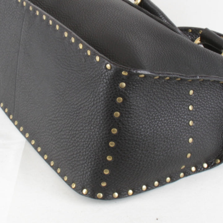 美品『USED』 
CELINE セリーヌ 
 ハンドバッグ 
レザー ブラック