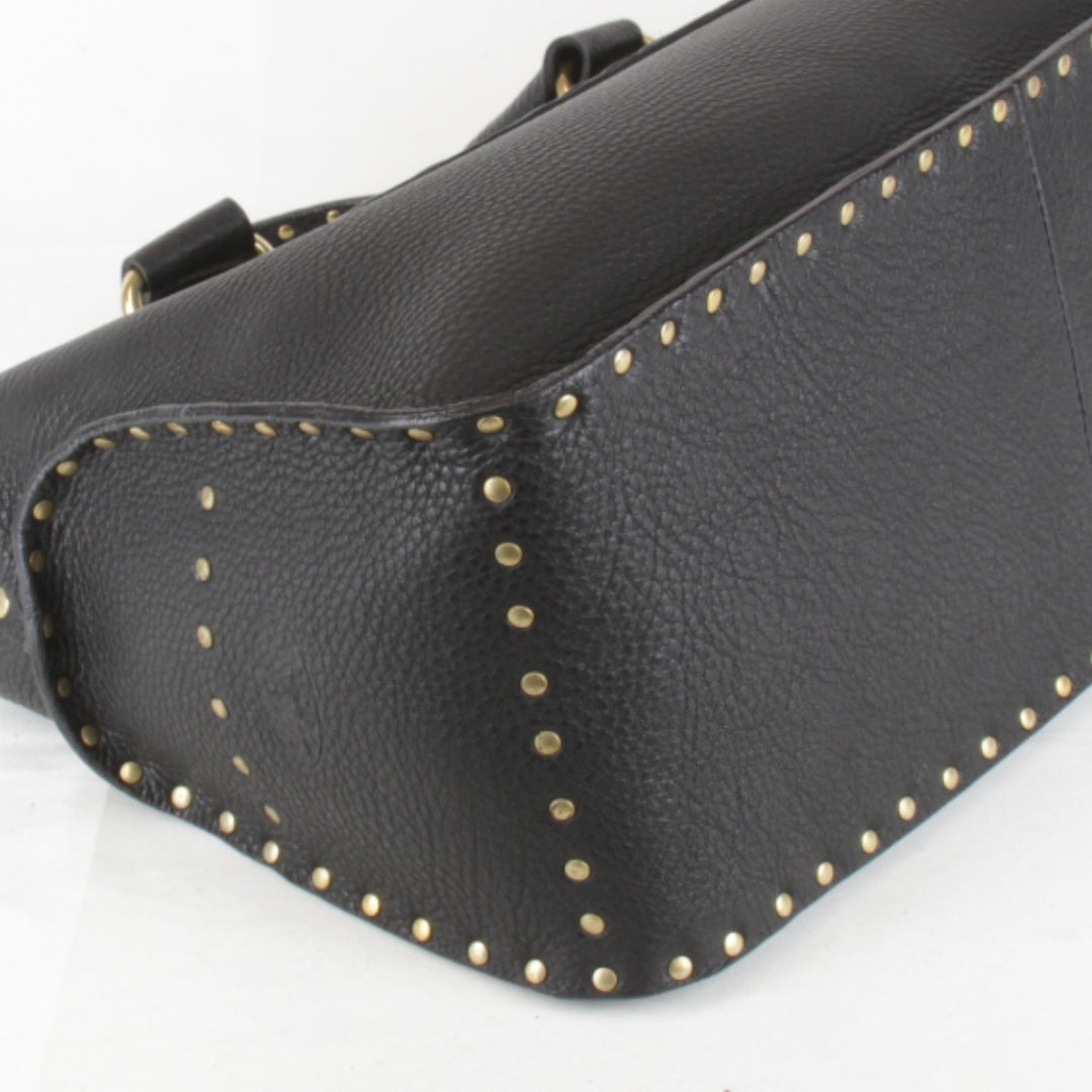 美品『USED』 
CELINE セリーヌ 
 ハンドバッグ 
レザー ブラック