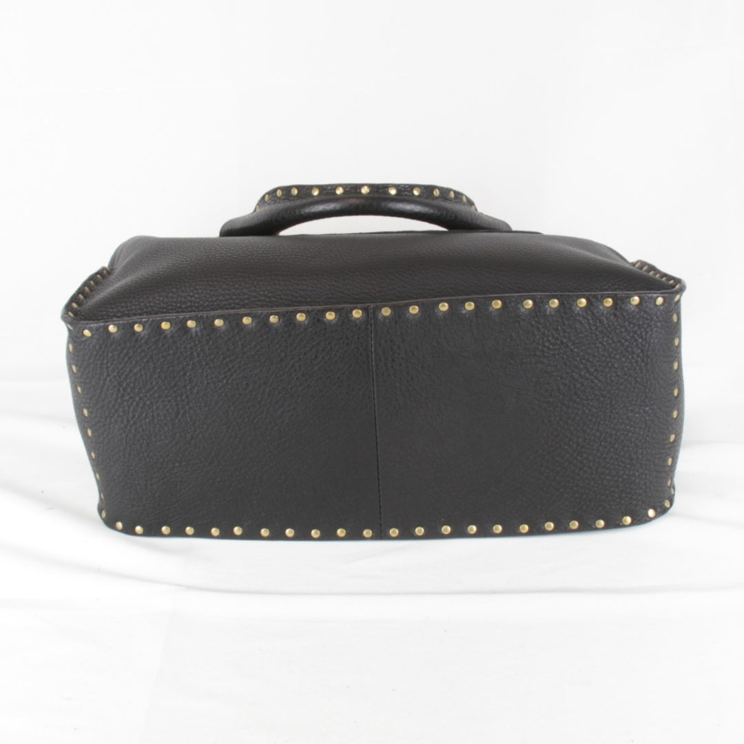 美品『USED』 
CELINE セリーヌ 
 ハンドバッグ 
レザー ブラック