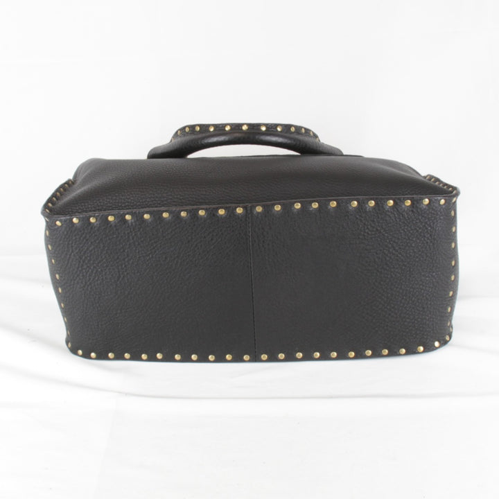 美品『USED』 
CELINE セリーヌ 
 ハンドバッグ 
レザー ブラック