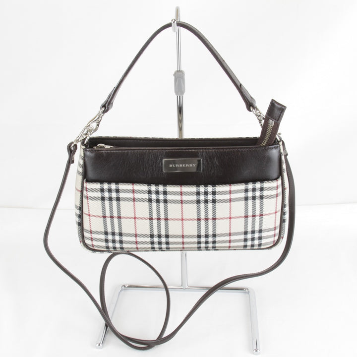 【価格改定】『USED』 
BURBERRY バーバリー 
 ショルダーバッグ 
キャンバス ベージュ