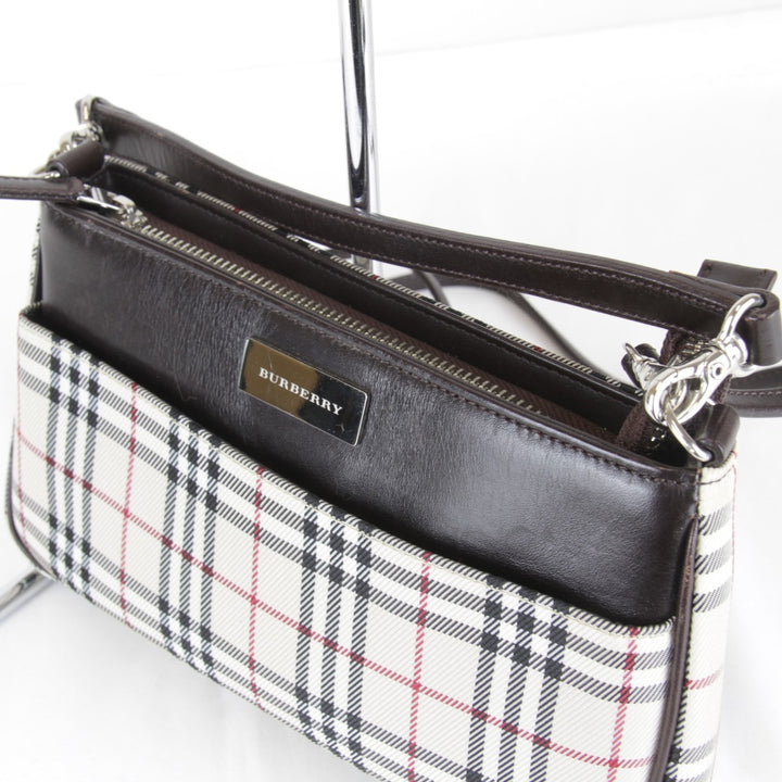 【価格改定】『USED』 
BURBERRY バーバリー 
 ショルダーバッグ 
キャンバス ベージュ