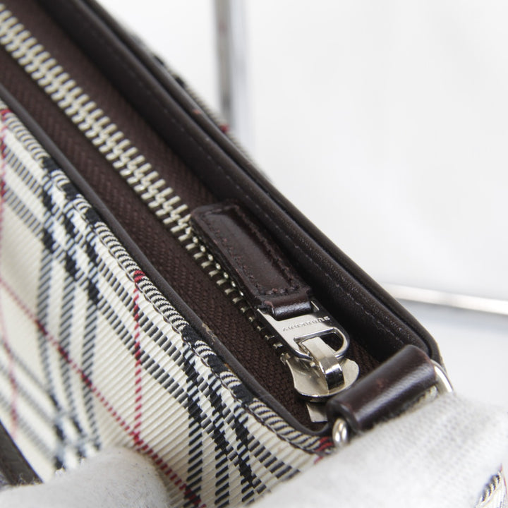【価格改定】『USED』 
BURBERRY バーバリー 
 ショルダーバッグ 
キャンバス ベージュ