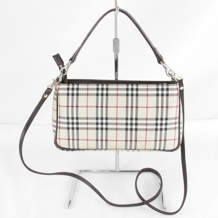 【価格改定】『USED』 
BURBERRY バーバリー 
 ショルダーバッグ 
キャンバス ベージュ