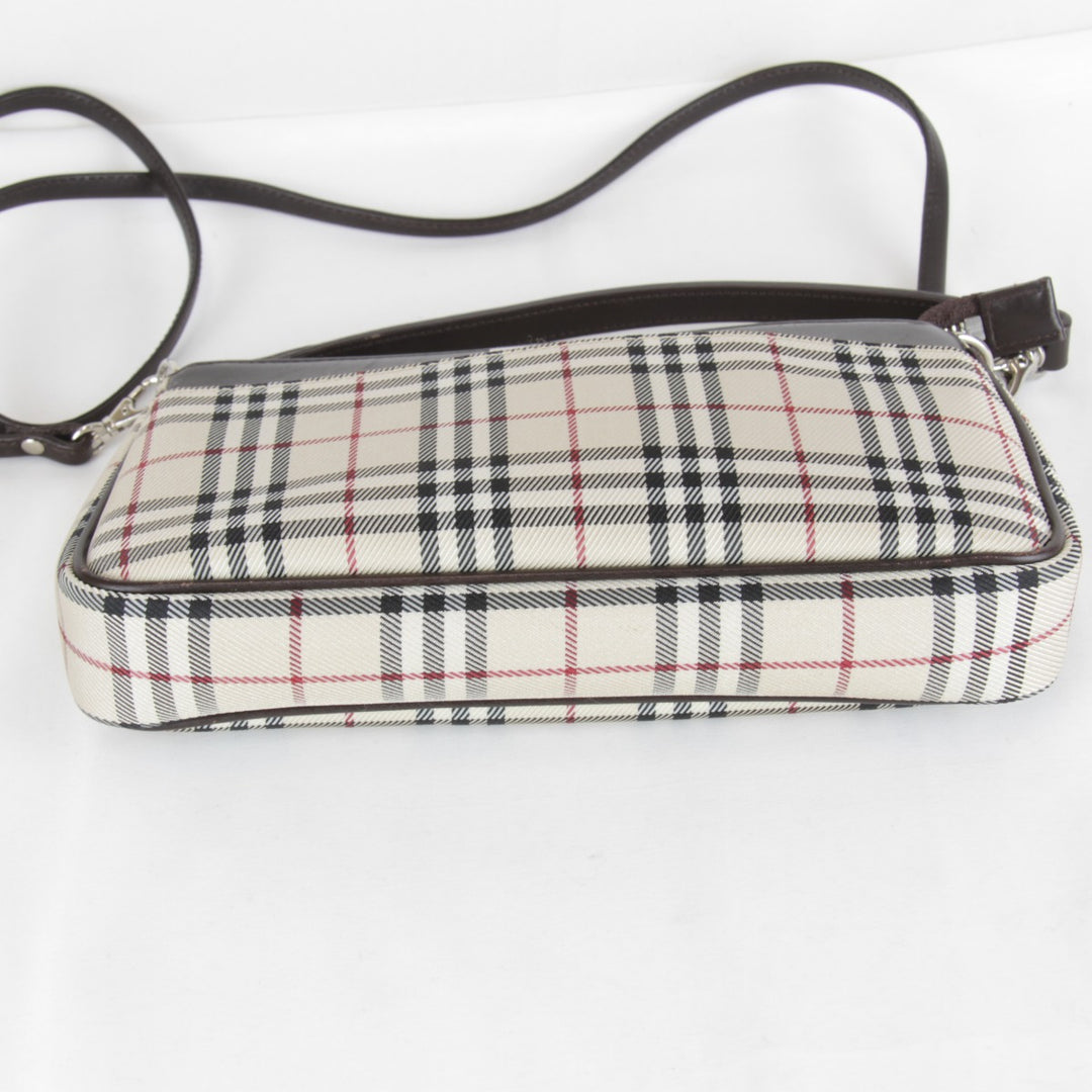 【価格改定】『USED』 
BURBERRY バーバリー 
 ショルダーバッグ 
キャンバス ベージュ