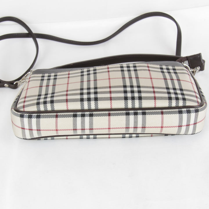 【価格改定】『USED』 
BURBERRY バーバリー 
 ショルダーバッグ 
キャンバス ベージュ