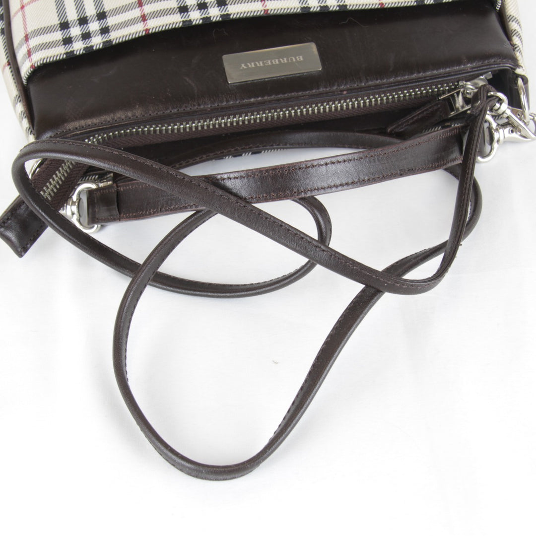 【価格改定】『USED』 
BURBERRY バーバリー 
 ショルダーバッグ 
キャンバス ベージュ