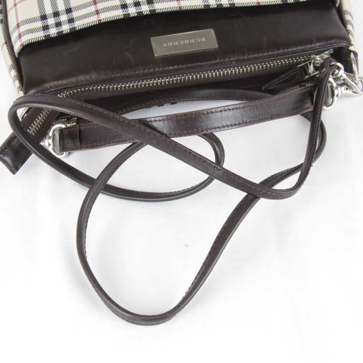 【価格改定】『USED』 
BURBERRY バーバリー 
 ショルダーバッグ 
キャンバス ベージュ