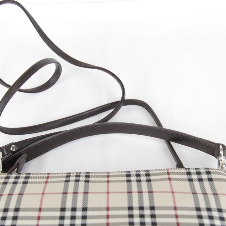 【価格改定】『USED』 
BURBERRY バーバリー 
 ショルダーバッグ 
キャンバス ベージュ