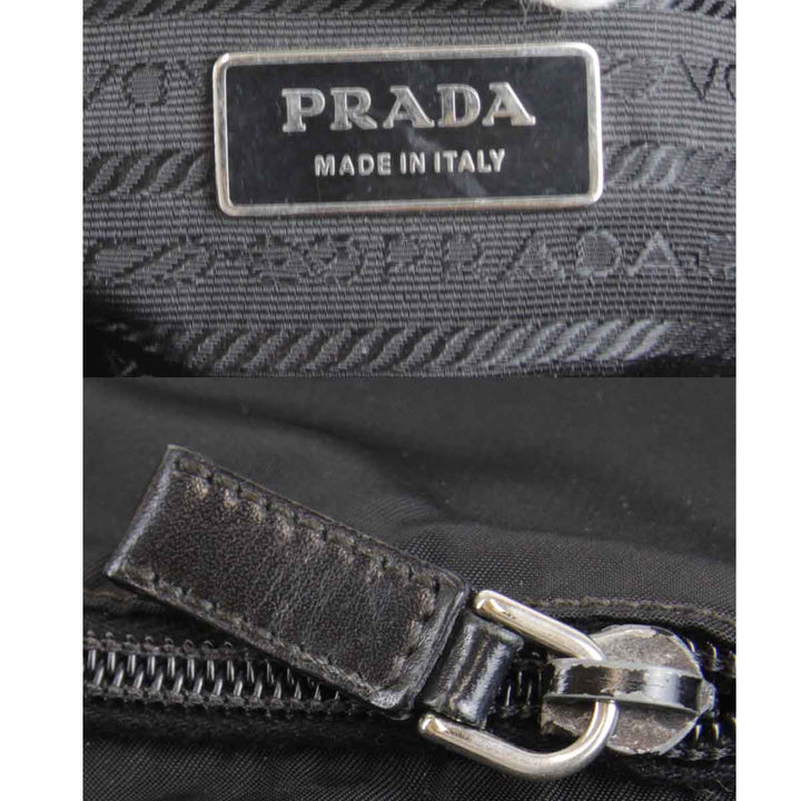 良品『USED』 
PRADA プラダ 
 ショルダーバッグ 
ナイロン ブラック