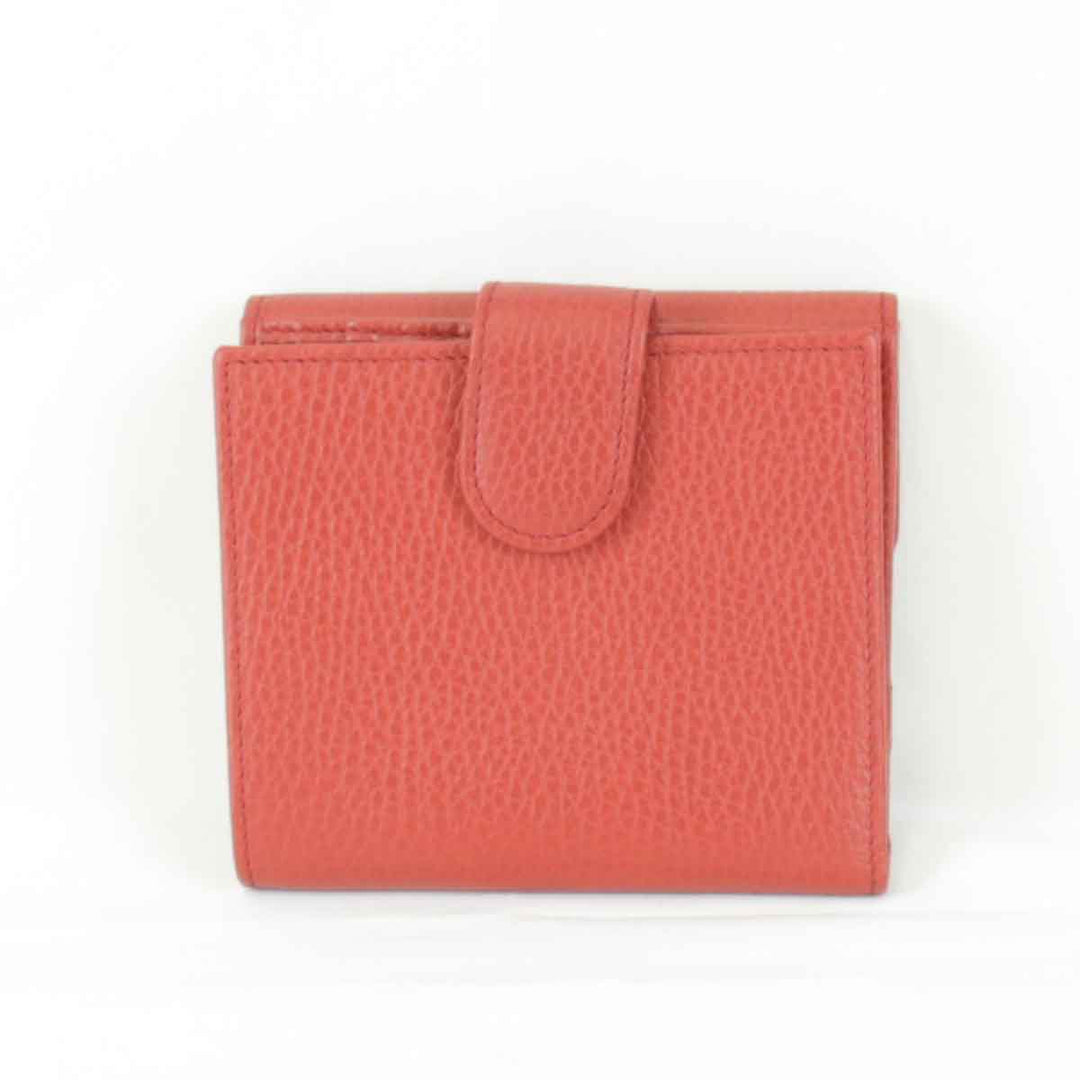 美品『USED』 
GUCCI グッチ 
 インターロッキングG 615525・2184 二つ折り財布 
レザー レッド