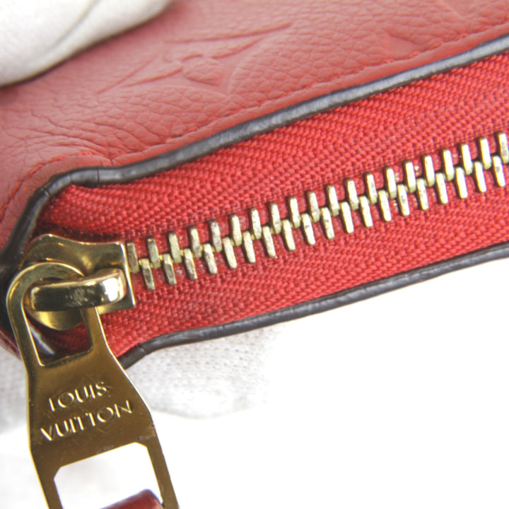 良品『USED』 
LOUIS VUITTON ルイ・ヴィトン 
 ジッピーウォレット M61865 長財布 
モノグラムアンプラント レッド