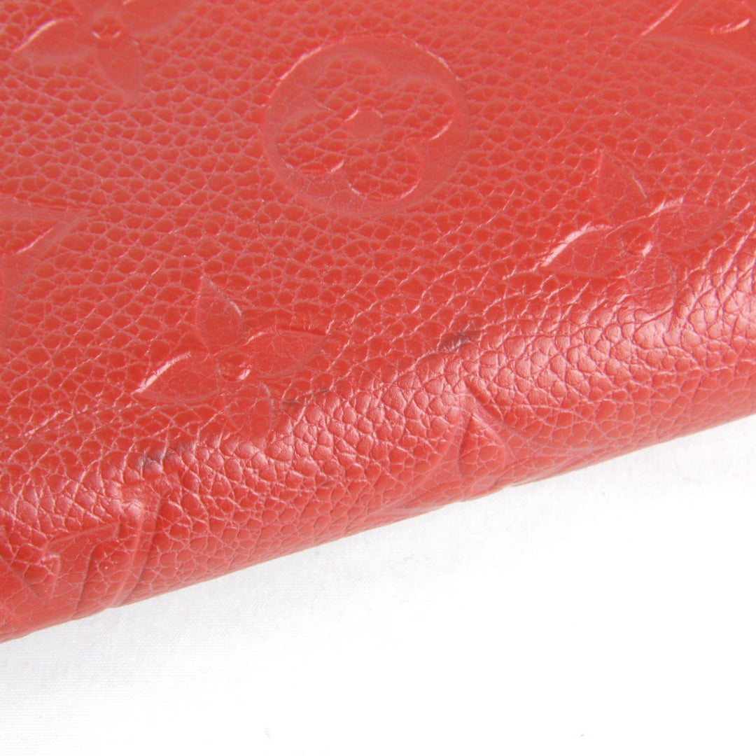 良品『USED』 
LOUIS VUITTON ルイ・ヴィトン 
 ジッピーウォレット M61865 長財布 
モノグラムアンプラント レッド