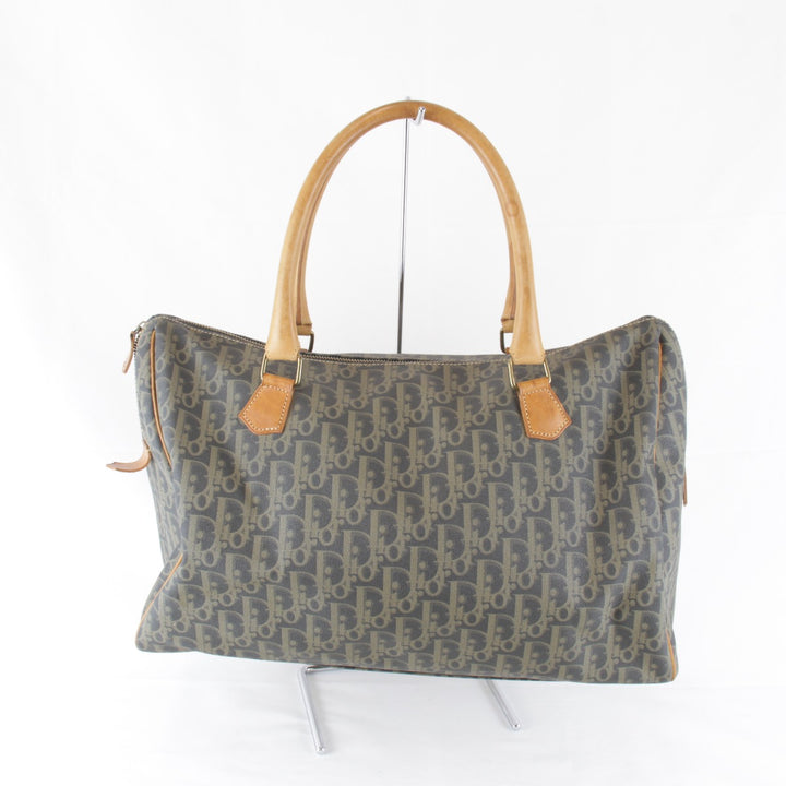 『USED』 
Christian Dior クリスチャンディオール 
 ボストンバッグ 
モノグラムキャンバス ブラウン