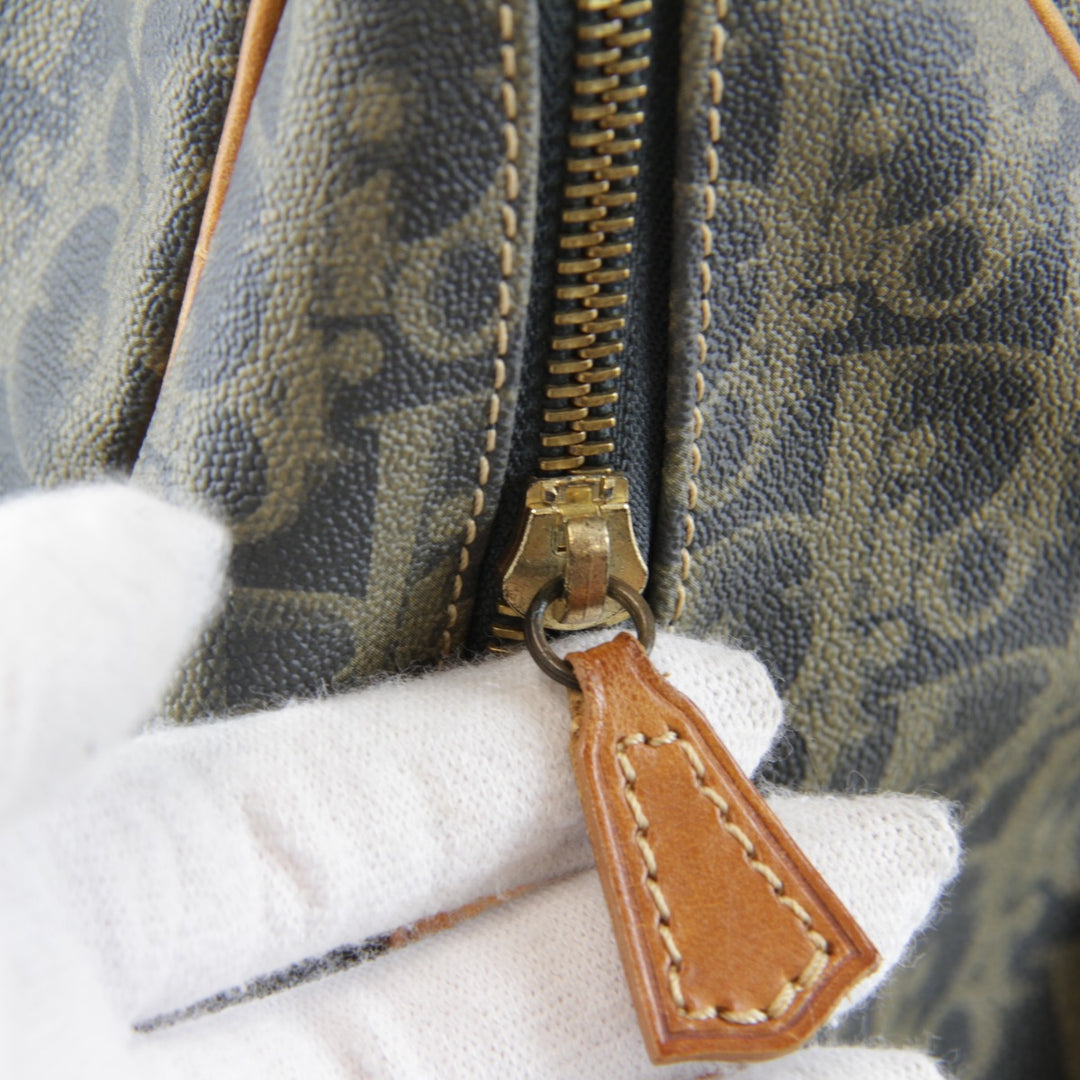 『USED』 
Christian Dior クリスチャンディオール 
 ボストンバッグ 
モノグラムキャンバス ブラウン