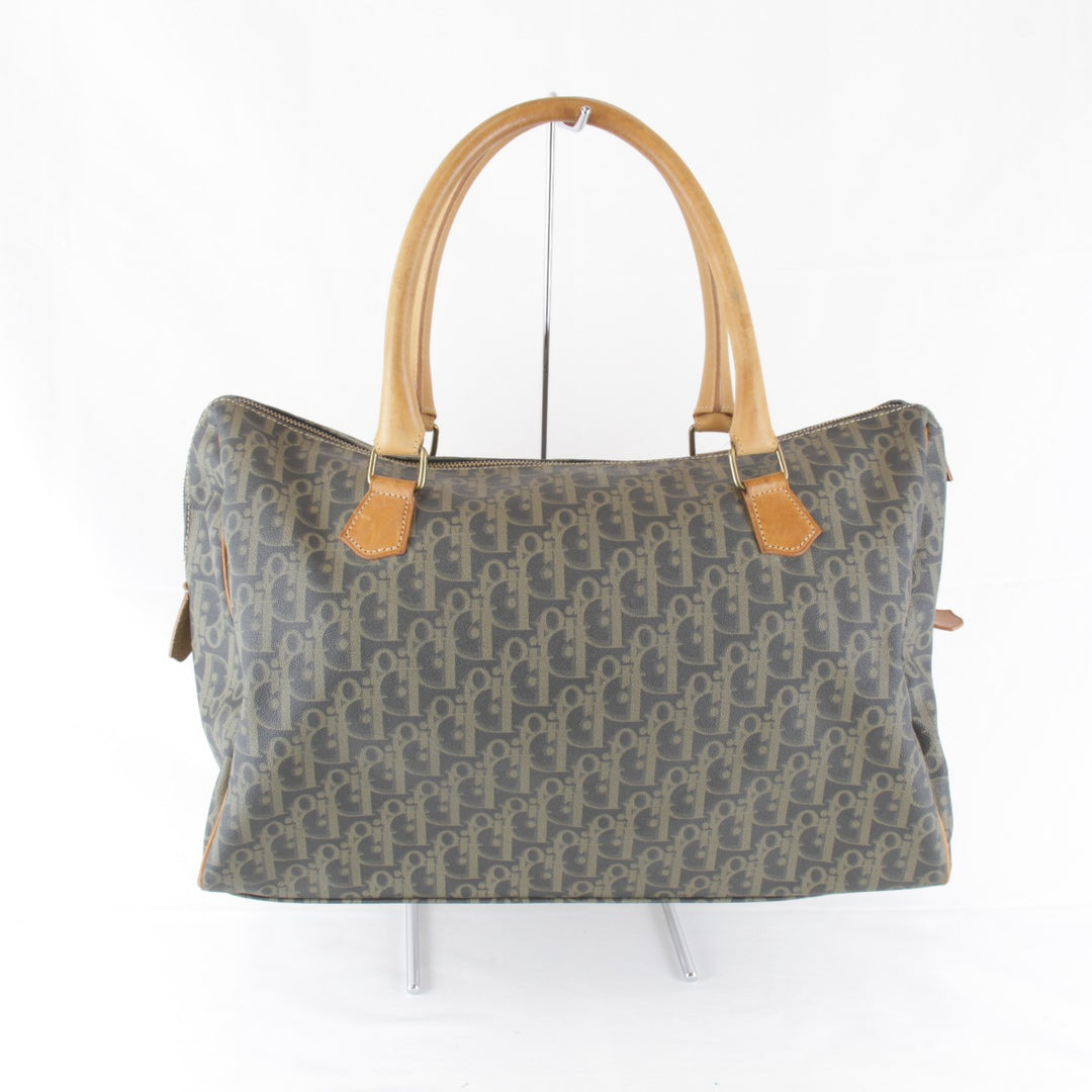 『USED』 
Christian Dior クリスチャンディオール 
 ボストンバッグ 
モノグラムキャンバス ブラウン