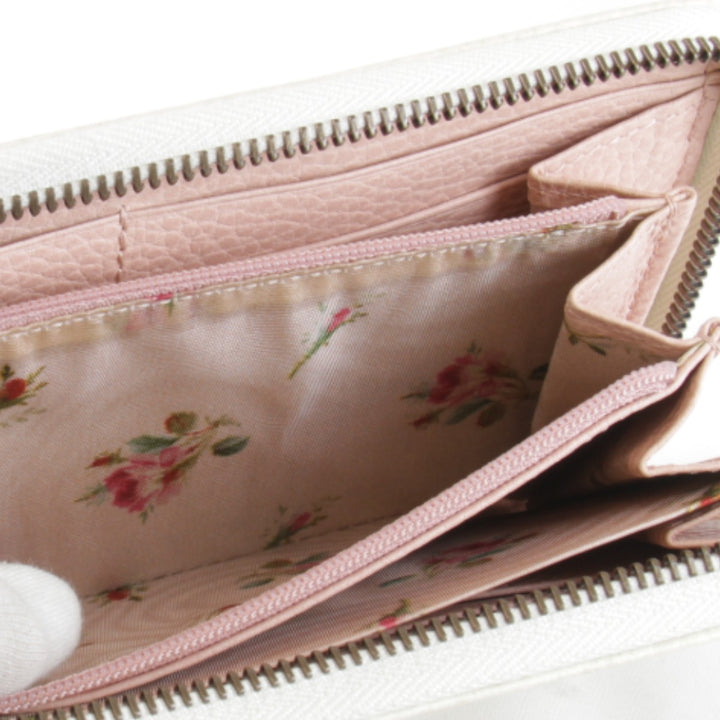 【価格改定】良品『USED』 
GUCCI グッチ 
 GGマーモント ラウンドファスナー 524291・525040 長財布 
レザー ホワイト